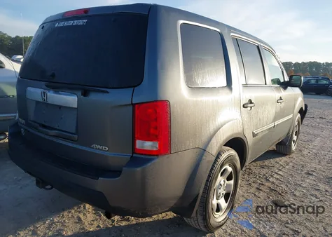 2010 Honda Pilot Lx из США, поврежденный, VIN 5FNYF4H2XA8023836